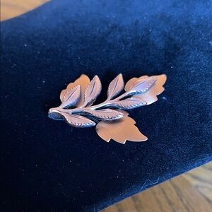 Copper Leaf Hair Clip